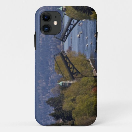 Montlake-brug en Cascadegebergte Case-Mate iPhone Case (Achterkant)