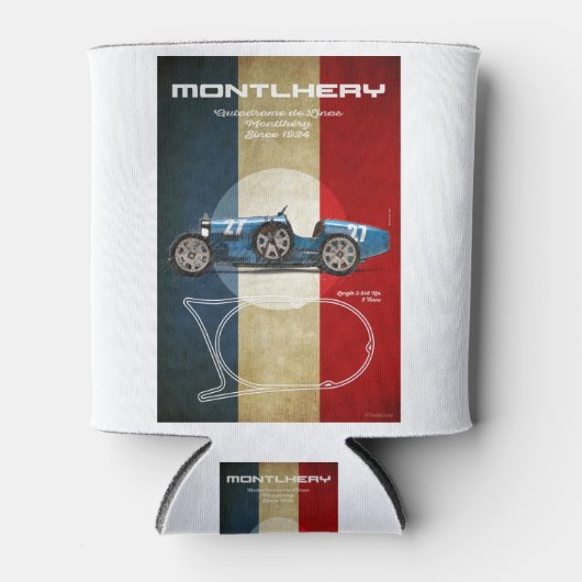 Montlhery Vintage Blikjeskoeler (Voorkant)