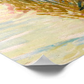 Montmartre, Behind the Moulin de la Galette, Parij Poster (Hoek)