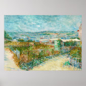 Montmartre, Behind the Moulin de la Galette, Parij Poster (Voorkant)