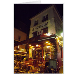 Montmartre Cafe, Parijs 's nachts