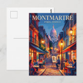 Montmartre Frankrijk Briefkaart (Voorkant / Achterkant)