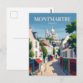 Montmartre Frankrijk Briefkaart (Voorkant / Achterkant)