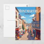 Montmartre Frankrijk Briefkaart (Voorkant / Achterkant)