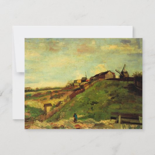 Montmartre: Groeve, de Molens door Vincent van Gog (Voorkant)