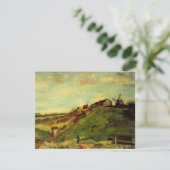 Montmartre: Groeve, de Molens door Vincent van Gog (Staand voorkant)