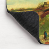 Montmartre: Groeve, de Molens door Vincent van Gog Muismat (Hoek)