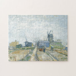 Montmartre Mills and Vegetable Gardens by Van Gogh Legpuzzel