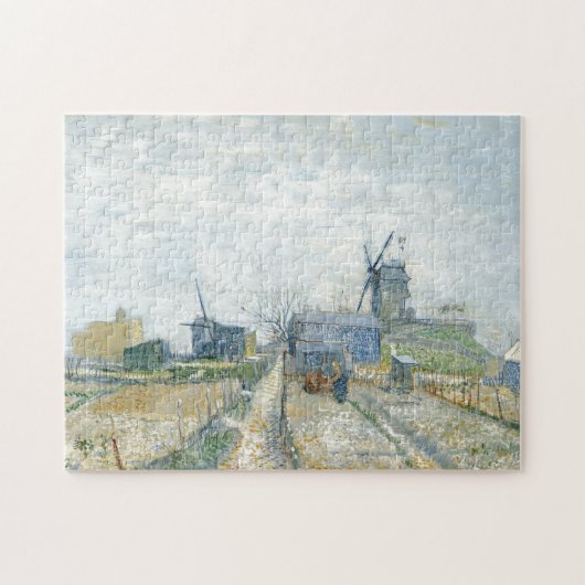 Montmartre Mills and Vegetable Gardens by Van Gogh Legpuzzel (Horizontaal)