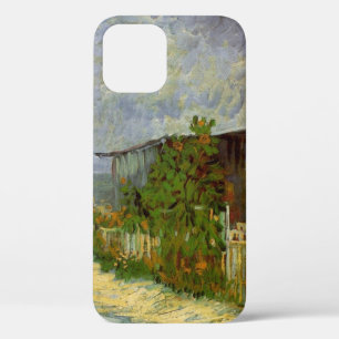 Montmartre-pad en zonnebloemen door Vincent van Go iPhone 12 Hoesje