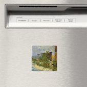 Montmartre-pad en zonnebloemen door Vincent van Go Magneet (Insitu (Vaatwasser))