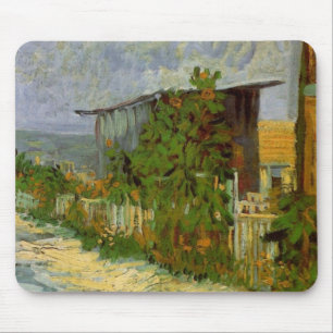 Montmartre Pad en Zonnebloemen door Vincent van Go Muismat
