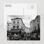 Montmartre, Parijs Briefkaart (Voorkant / Achterkant)