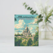 Montmartre - Parijs, Frankrijk Briefkaart (Staand voorkant)