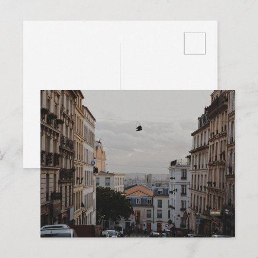 Montmartre, Parijs, Frankrijk Briefkaart (Voorkant / Achterkant)