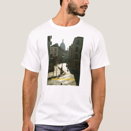 Montmartre Paris T-shirt (Voorkant)