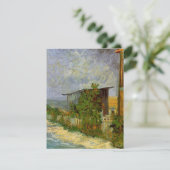 Montmartre Path en zonnebloemen door Vincent van G (Staand voorkant)