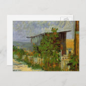 Montmartre Path en zonnebloemen door Vincent van G Briefkaart (Voorkant / Achterkant)