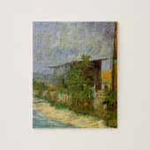 Montmartre Path en zonnebloemen door Vincent van G Legpuzzel (Verticaal)