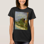 Montmartre Path en zonnebloemen door Vincent van G T-shirt (Voorkant)
