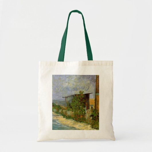 Montmartre Path en zonnebloemen door Vincent van G Tote Bag (Voorkant)