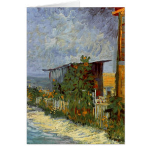 Montmartre Path met zonnebloemen Van Gogh Fine Art