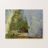 Montmartre Path met zonnebloemen van Van Gogh. Legpuzzel (Horizontaal)