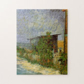 Montmartre Path met zonnebloemen van Van Gogh. Legpuzzel (Verticaal)