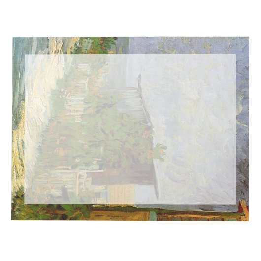 Montmartre Path met zonnebloemen van Van Gogh. Notitieblok (Voorkant)