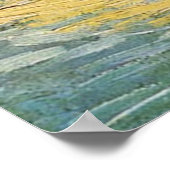 Montmartre Path met zonnebloemen van Van Gogh. Poster (Hoek)