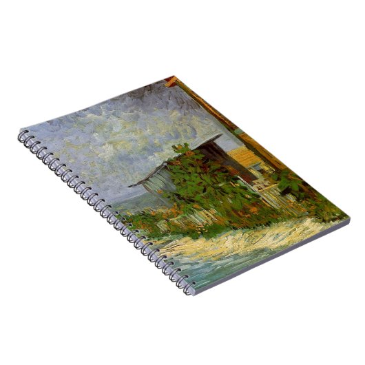 Montmartre Path with Sunflowers by Van Gogh. Notitieboek (Rechterzijde)