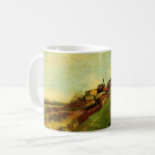Montmartre: Quarry, de Mills van Vincent van Gogh Koffiemok (Voorkant links)