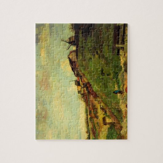 Montmartre: Quarry, de Mills van Vincent van Gogh Legpuzzel (Verticaal)