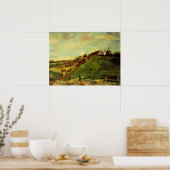 Montmartre: Quarry, de Mills van Vincent van Gogh Poster (Keuken)