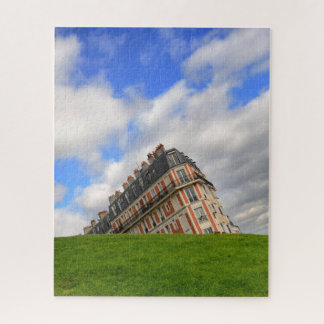 Montmartre Sinking House in Parijs Legpuzzel