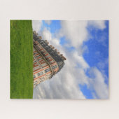 Montmartre Sinking House in Parijs Legpuzzel (Horizontaal)