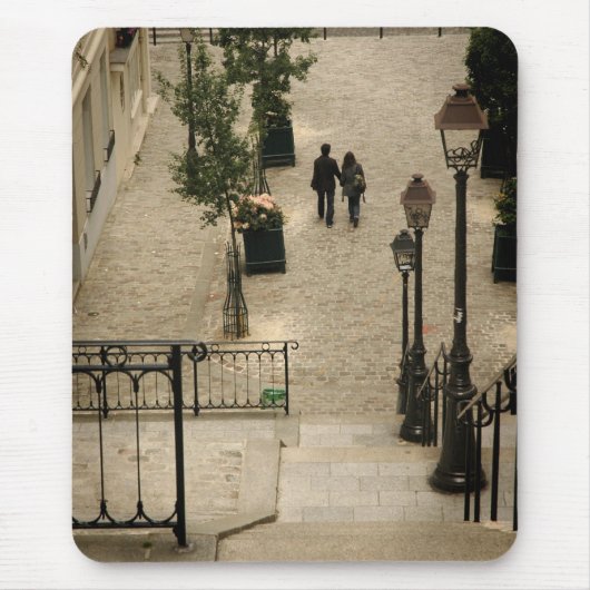 Montmartre Steps Mousepad Muismat (Voorkant)