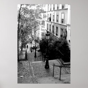 Montmartre Steps Poster
