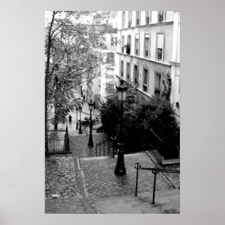 Montmartre Steps Poster