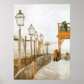 Montmartre van Vincent van Gogh, Kunst Poster (Voorkant)
