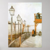 Montmartre van Vincent van Gogh, Kunst Poster (Voorkant)