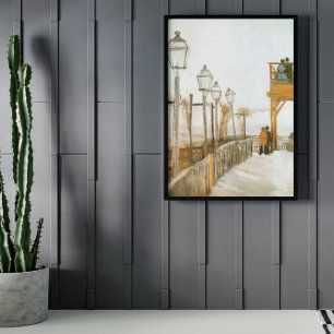 Montmartre van Vincent van Gogh,  Kunst Poster