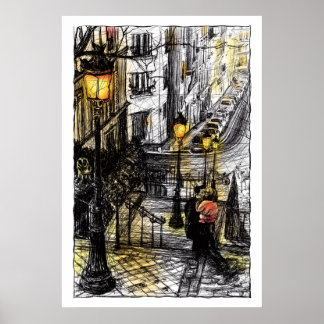 Montmartre VIII Poster