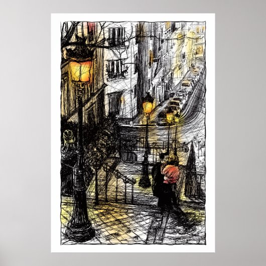Montmartre VIII Poster (Voorkant)