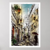 Montmartre XI Poster (Voorkant)