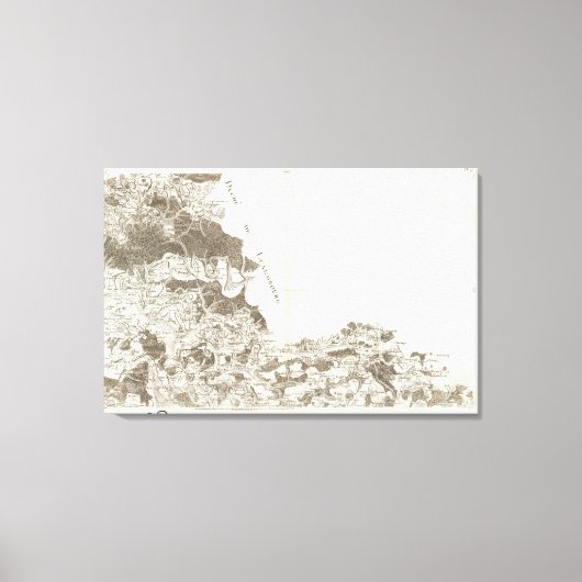 Montmedy, Longwy, Bouillon Canvas Afdruk (Voorkant)