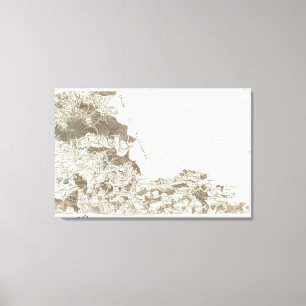 Montmedy, Longwy, Bouillon Canvas Afdruk