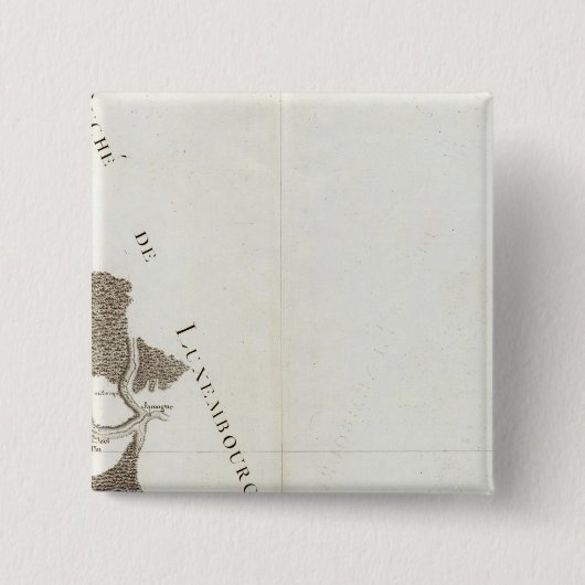 Montmedy, Longwy, Bouillon Vierkante Button 5,1 Cm (Voorkant)