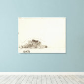 Montmelian Canvas Afdruk (Insitu (Houten vloer))