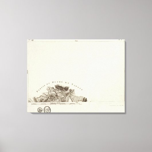 Montmelian Canvas Afdruk (Voorkant)